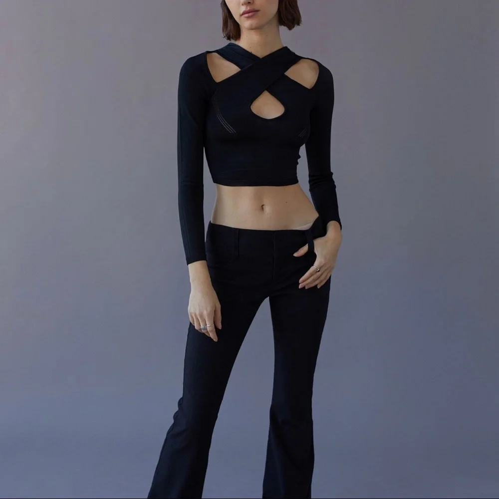 UO Cassidy Reversible Cutout Sweater - Picture 1 of 8